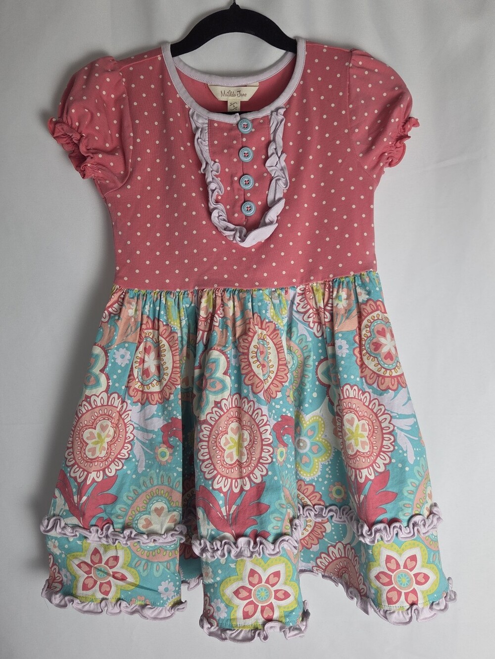 Girls MATILDA JANE Wonderment Pretty in Patterns Dress size 4